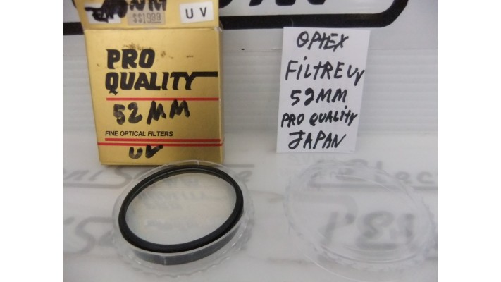 Optex 52MM UV filter lens .
